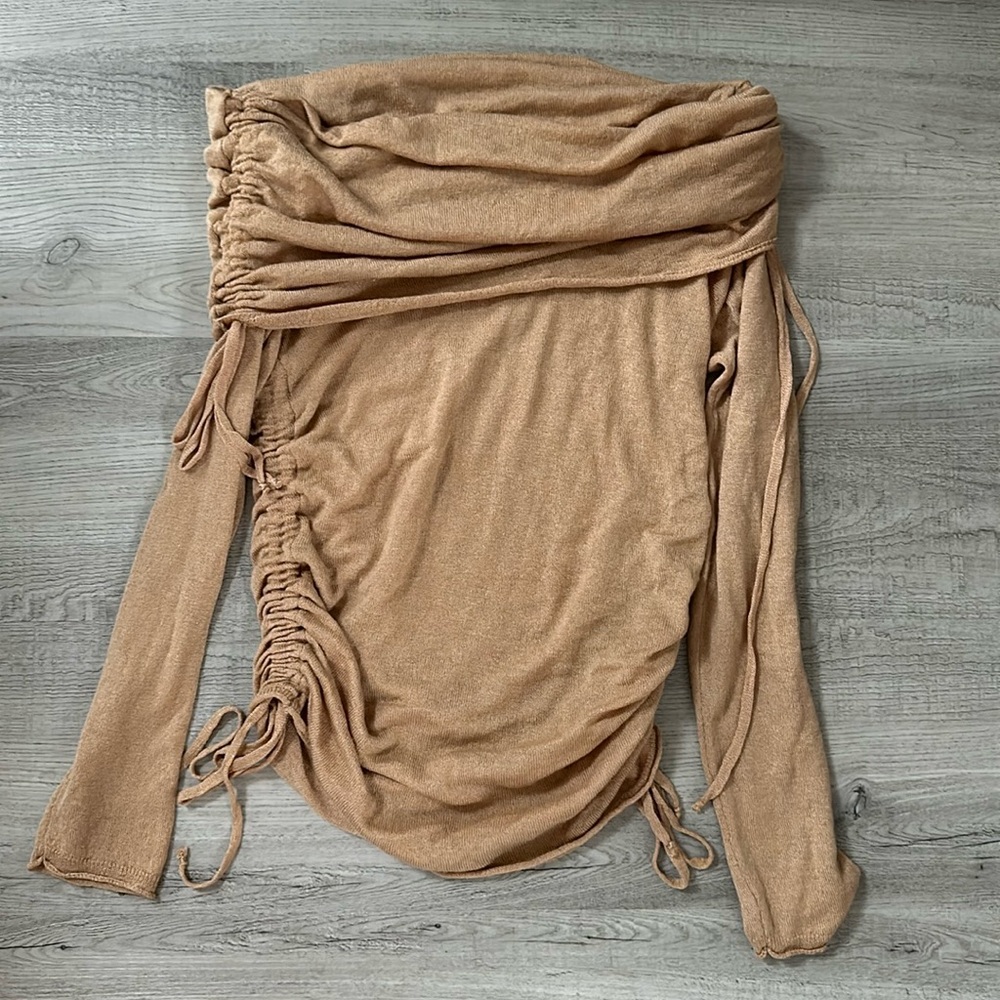 NWOT ASOS knit off shoulder top